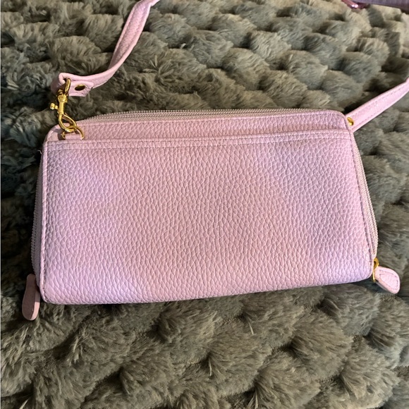 Source Unknown Handbags - Lavender Leather All In One Crossbody Bag